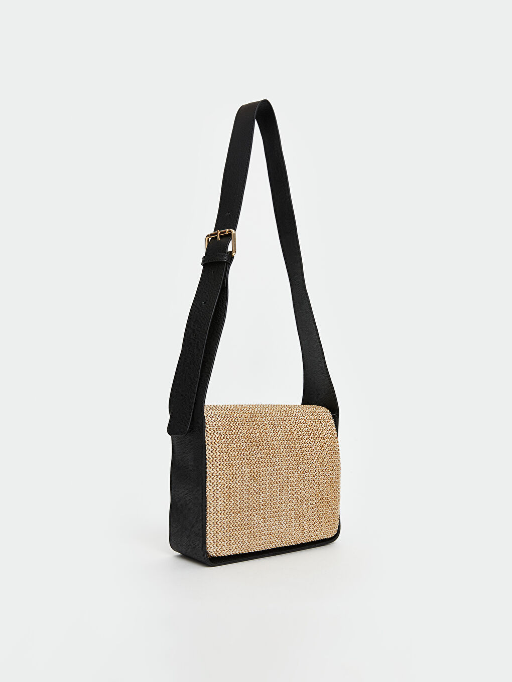 Bej Ayarlanabilir Askılı Kadın Omuz Çantası-4