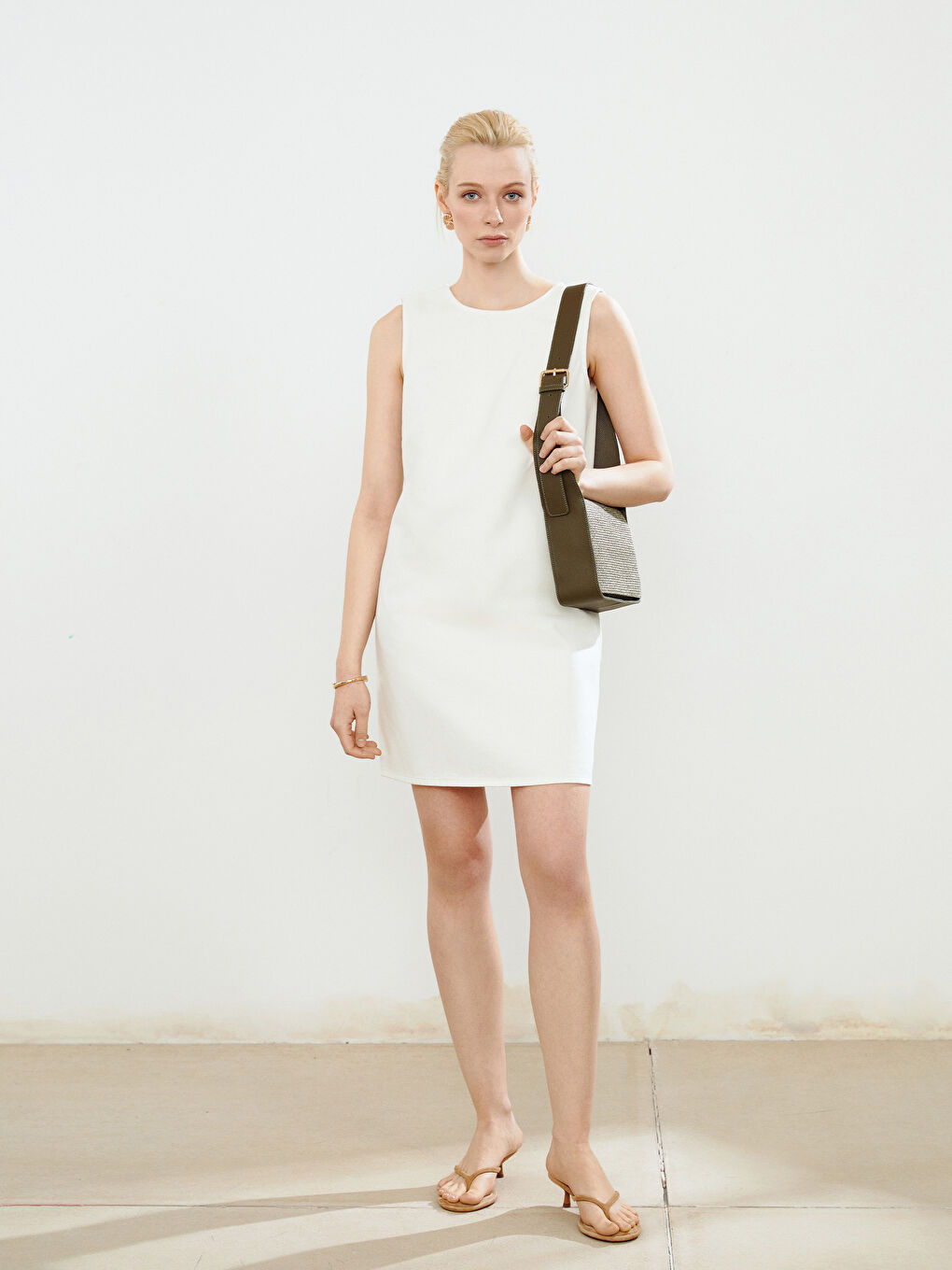 Haki Ayarlanabilir Askılı Kadın Omuz Çantası-1