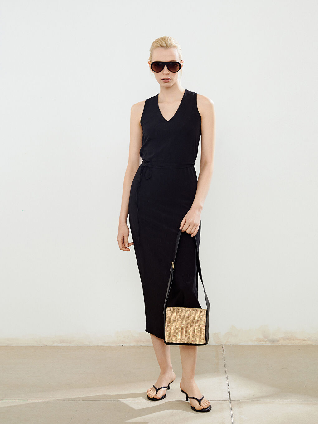 Bej Ayarlanabilir Askılı Kadın Omuz Çantası-1