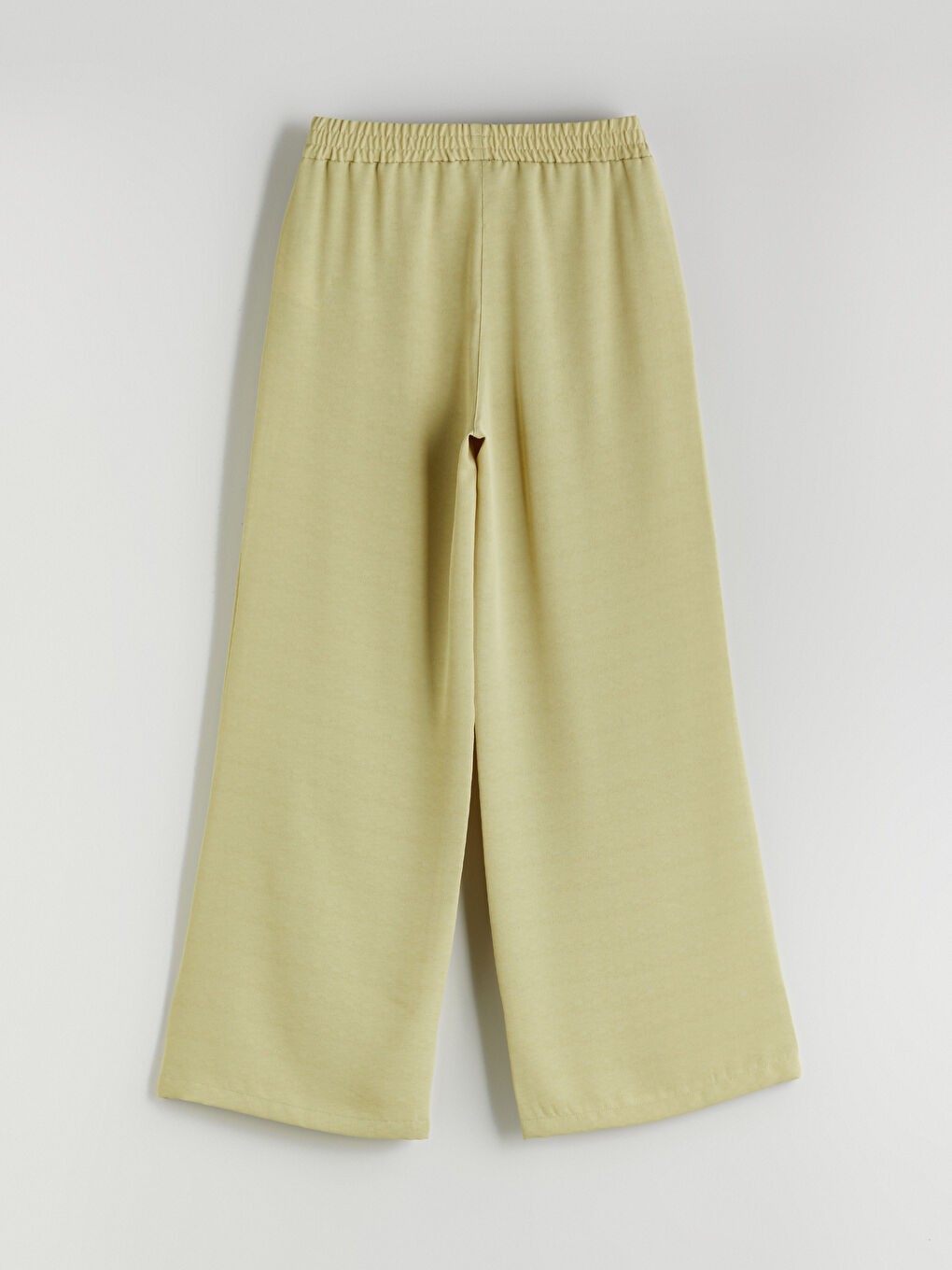 LCW Vision Elastic Waist Wide Leg Women's Trousers -S5QA85Z8-STV