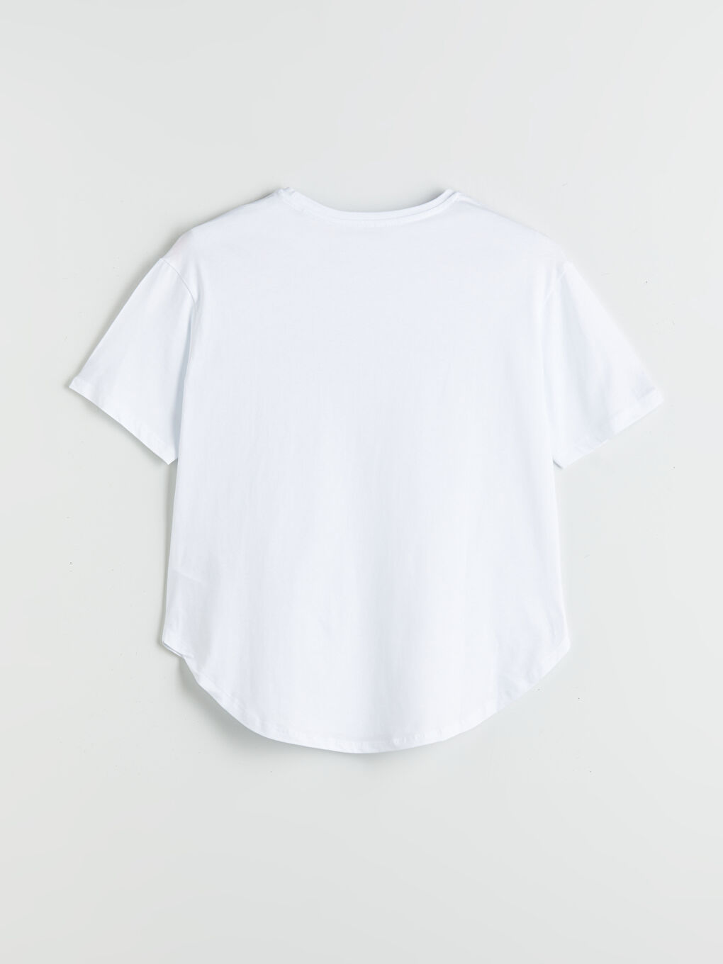 Crew Neck Printed Oversize Women's Sports T-Shirt -S5QA86Z8-Q6K