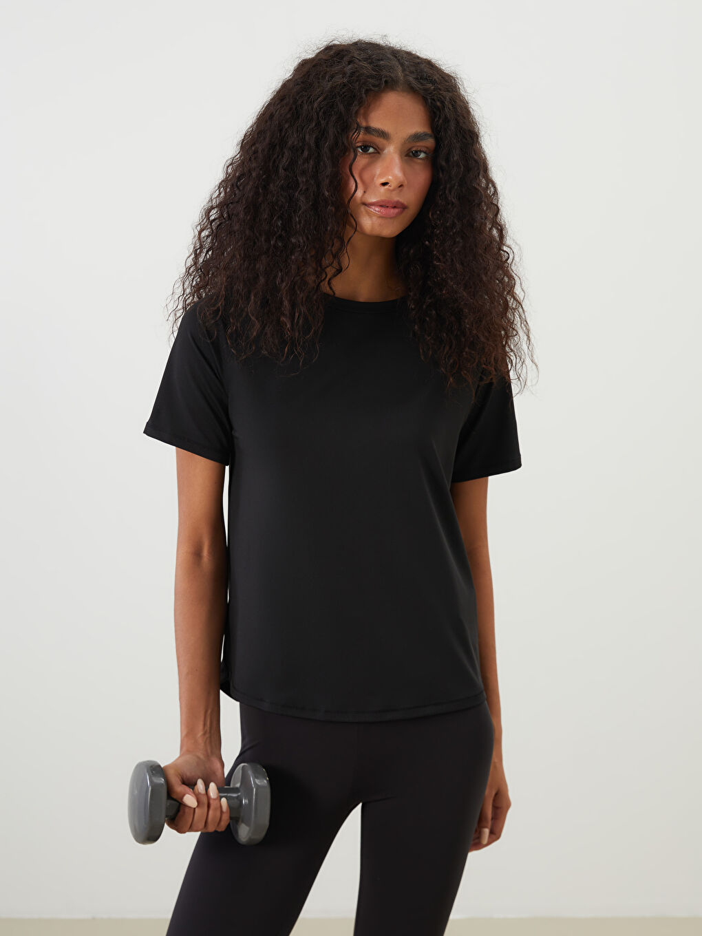 XSIDE ACTIVE Crew Neck Reflective Printed Women's Sports T-Shirt -S5QA87Z8-CVL