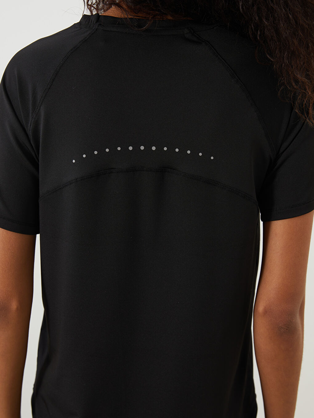XSIDE ACTIVE Crew Neck Reflective Printed Women's Sports T-Shirt -S5QA87Z8-CVL