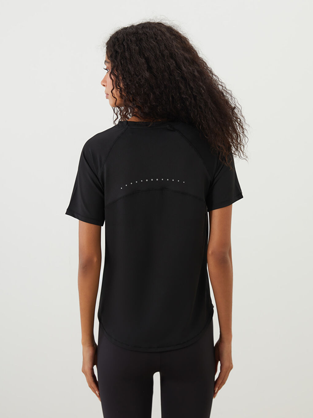 XSIDE ACTIVE Crew Neck Reflective Printed Women's Sports T-Shirt -S5QA87Z8-CVL