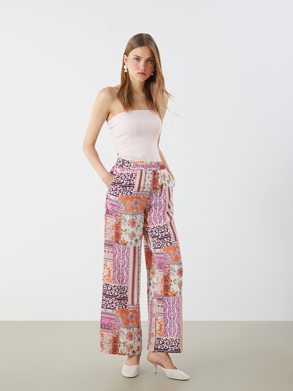 LCW Vision Woman PINK Trousers -S5QA92Z8-LT4