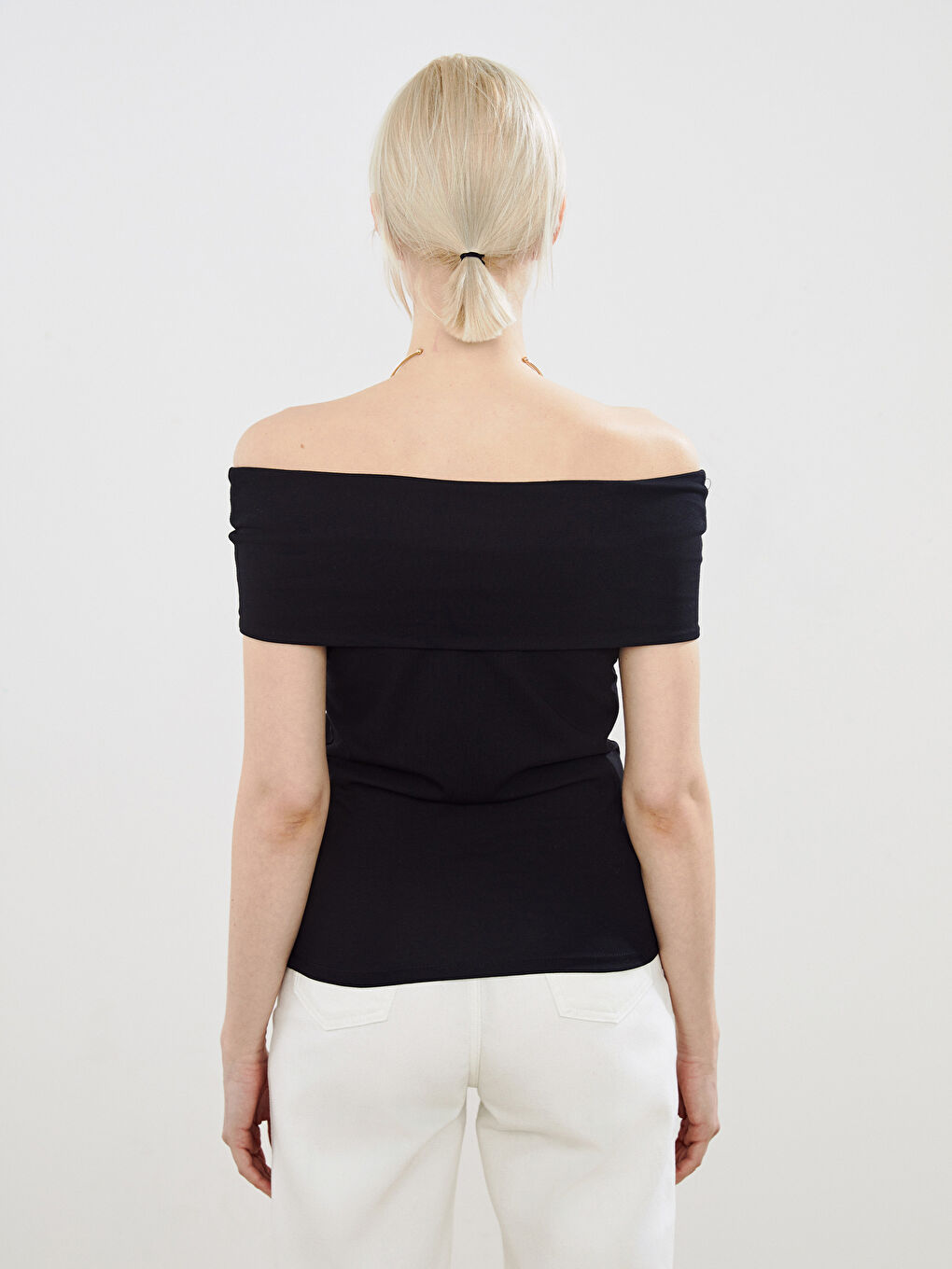 Slash Neck Blouse -S5QA95Z8-CVL