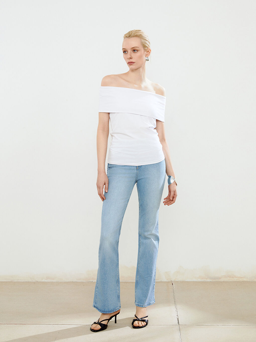 Slash Neck Blouse -S5QA95Z8-J5E