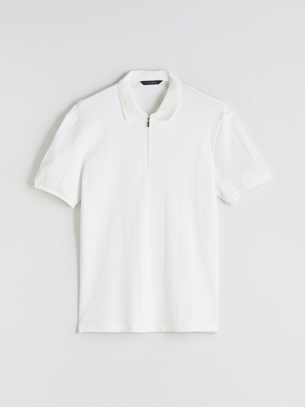 Ekru Polo Yaka Pike Erkek Tişört-8