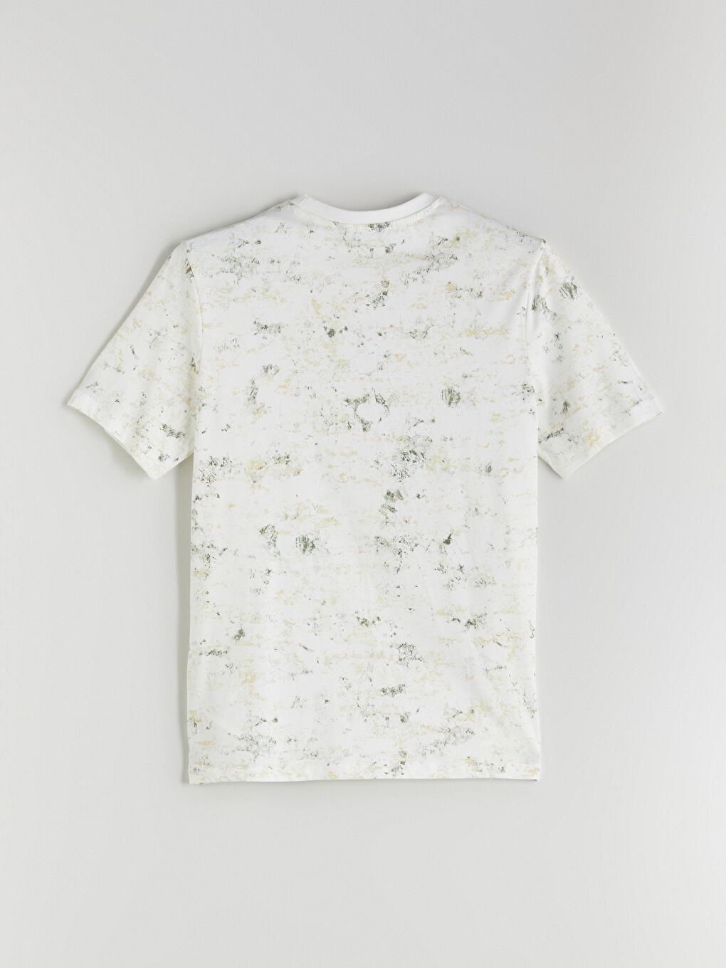 Crew Neck Patterned Jersey Men's T-Shirt -S5QB26Z8-EEW
