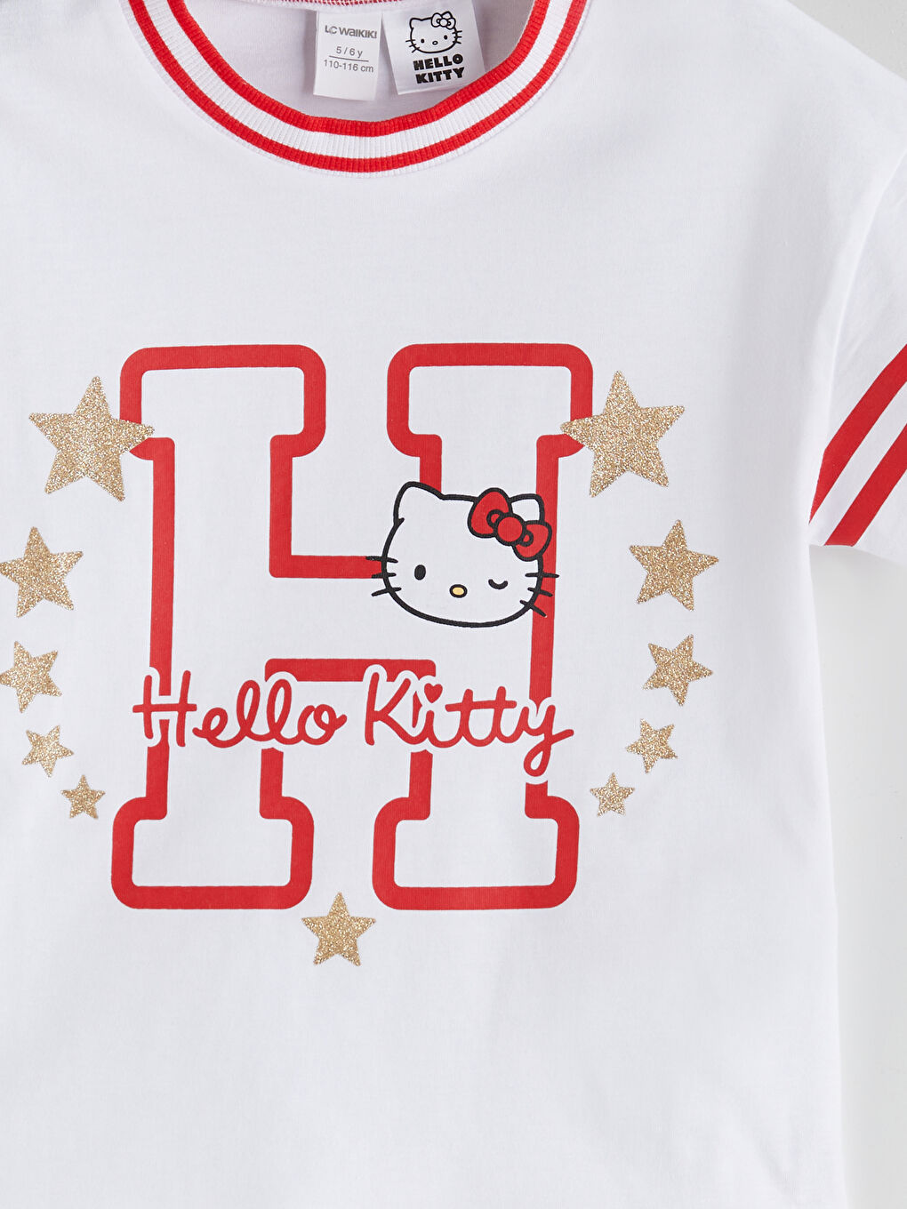 تیشێرتی کچان بە نەخشی Hello Kitty -S5QB45Z1-Q6K