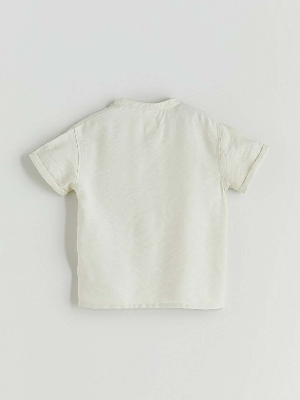 Bej Hakim Yaka Erkek Bebek Gömlek-2