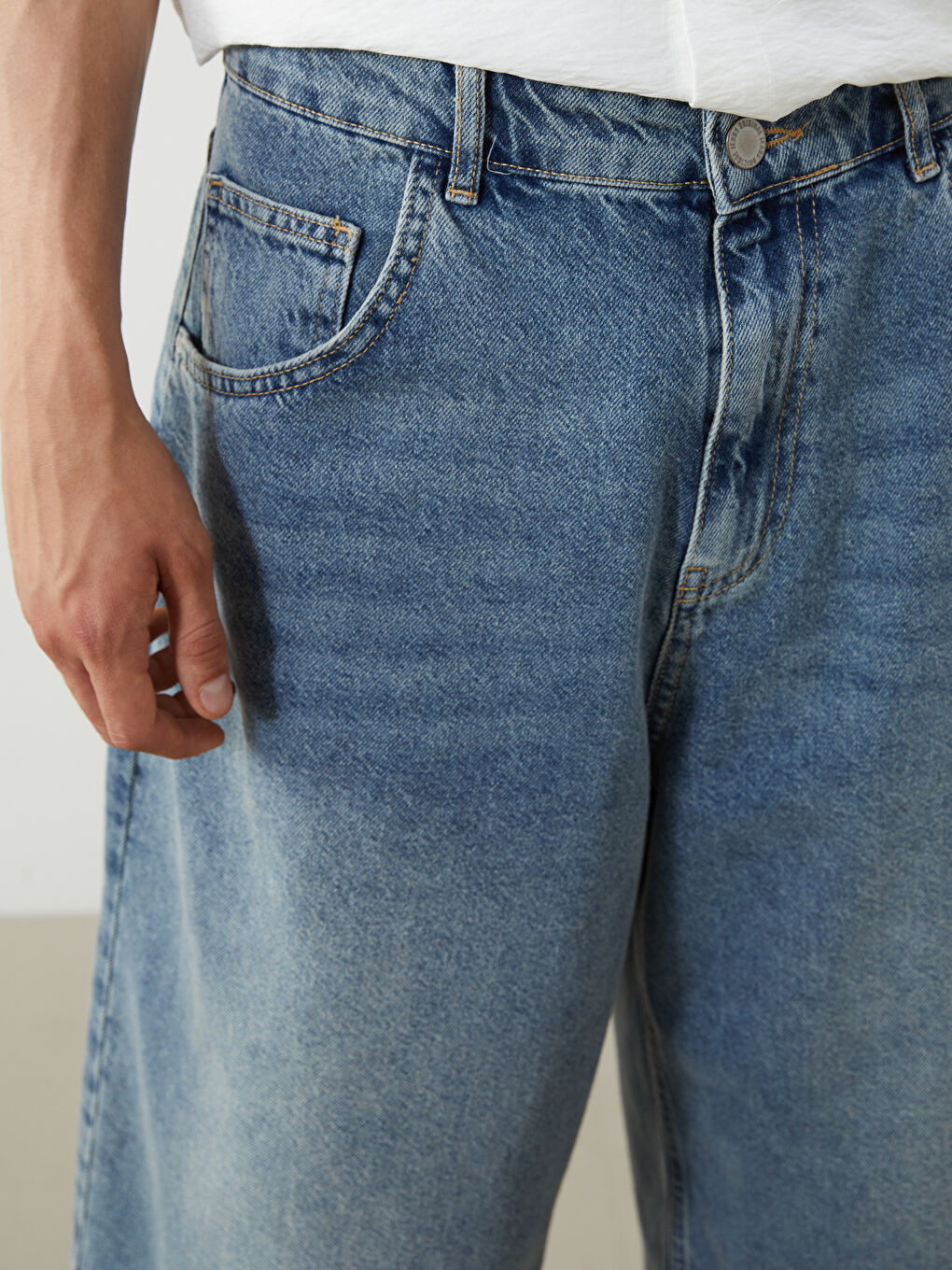 XSIDE Relaxed Fit Men's Denim Shorts -S5QB71Z8-H45