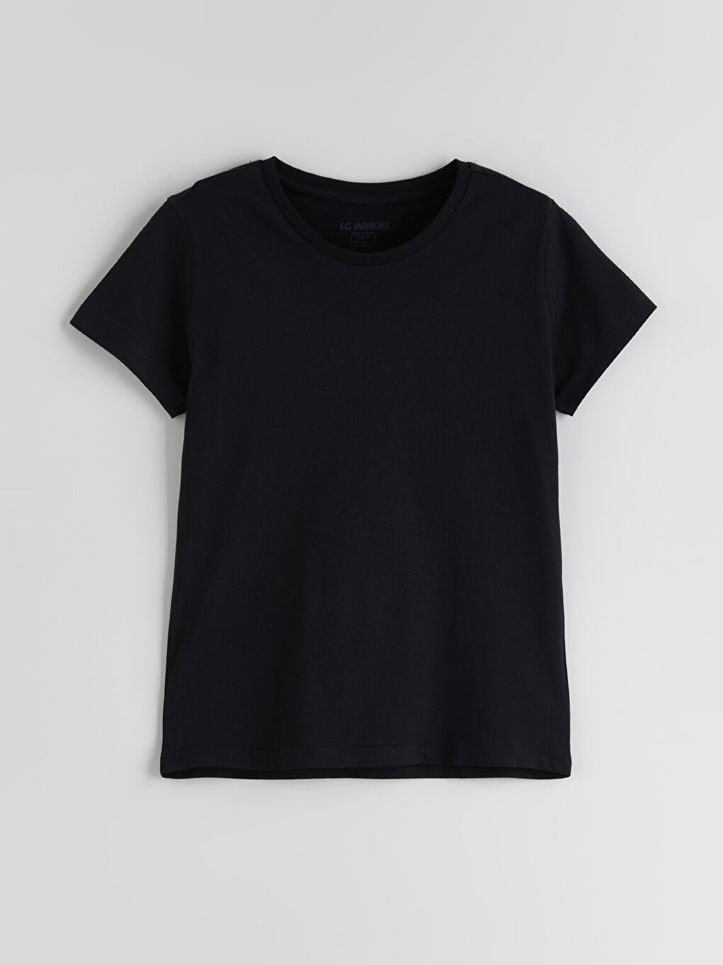 Siyah Bisiklet Yaka Erkek Çocuk Fanila