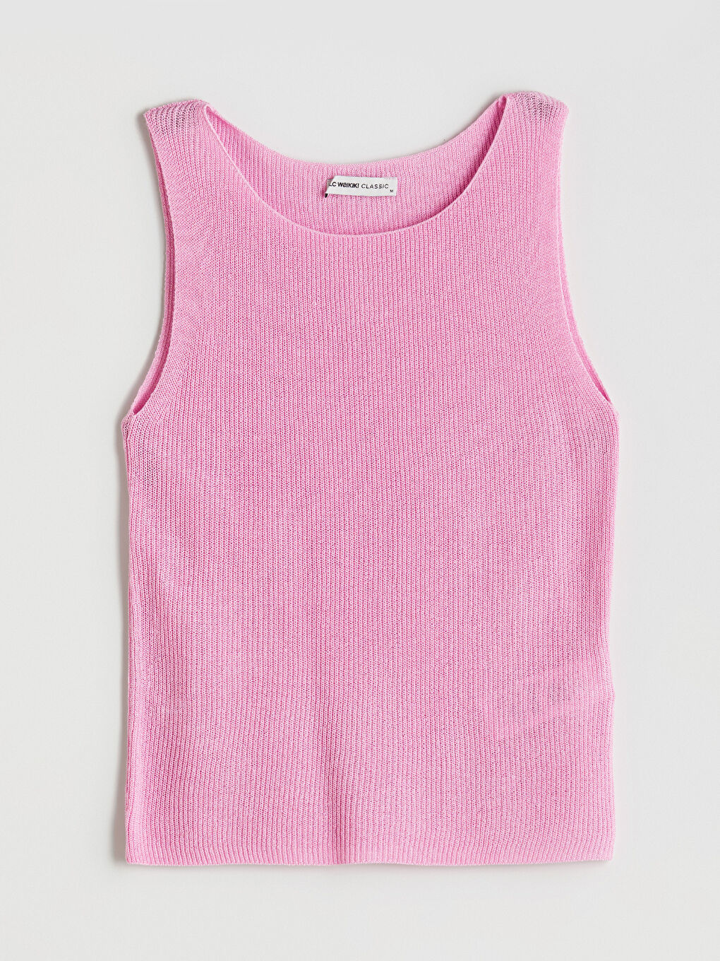 Crew Neck Women's Knitwear Tank Top -S5QC13Z8-CVR