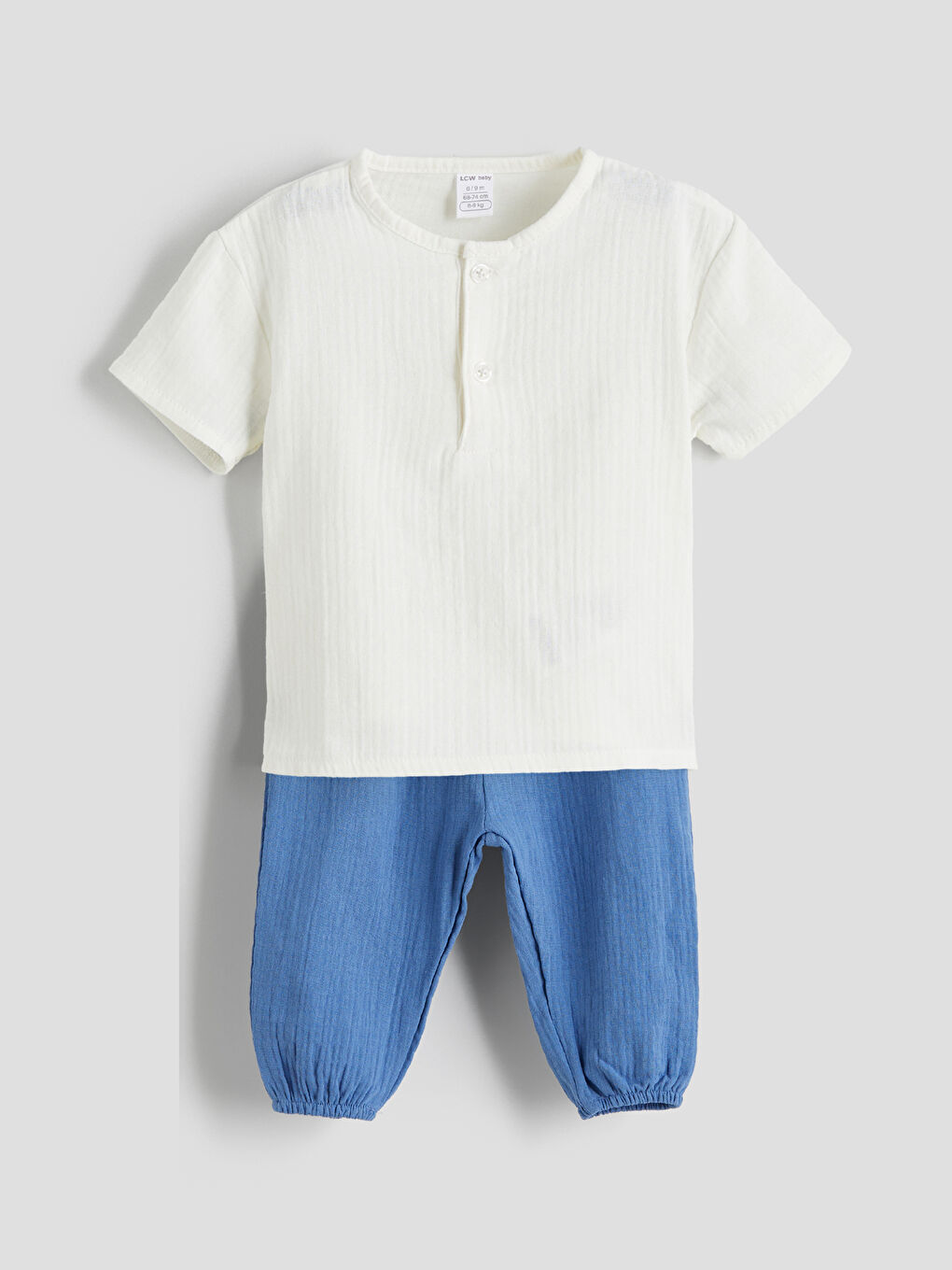 LCW baby طقم بيج فاتح / ايكرو طفل رضيع -S5QC16Z1-R9J