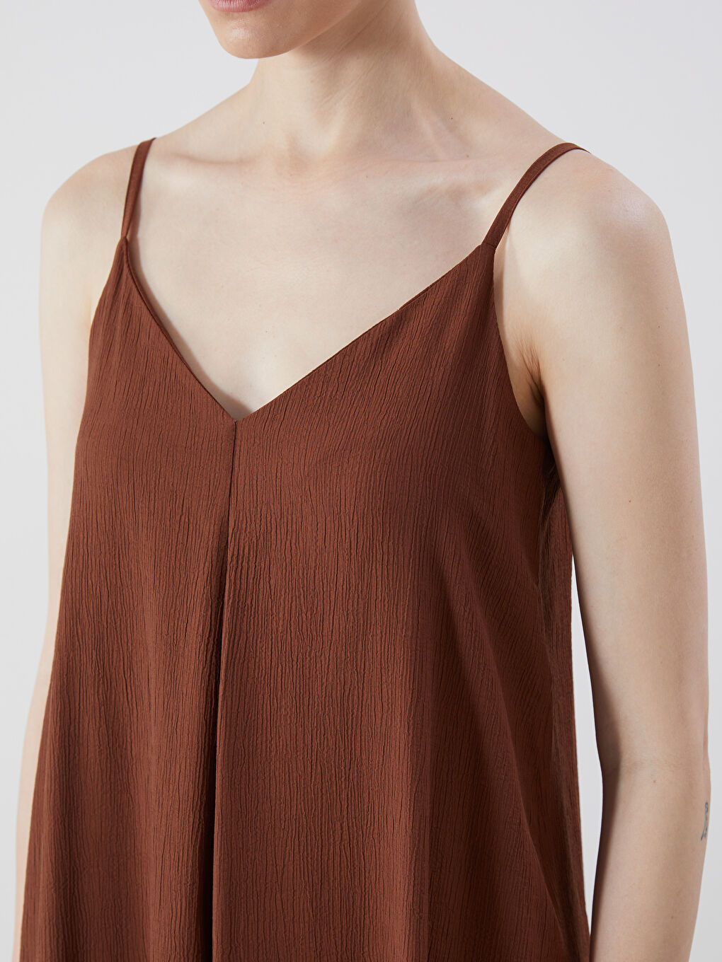 Woman BROWN Dress -S5QC35Z8-CT9