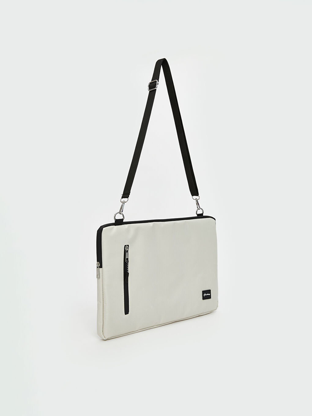 Bej Omuz Askılı Kadın Laptop Çantası-1