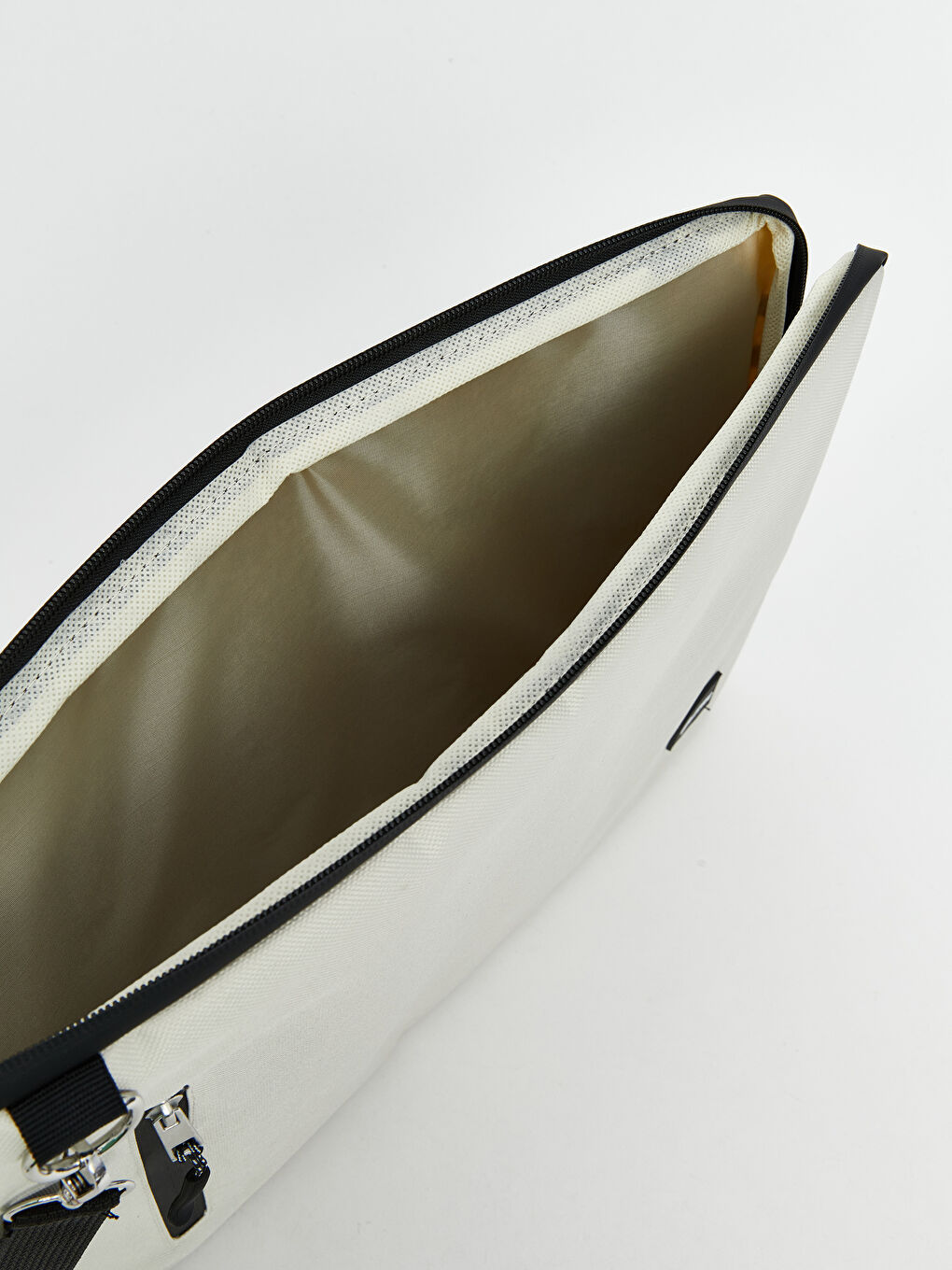 Bej Omuz Askılı Kadın Laptop Çantası-4