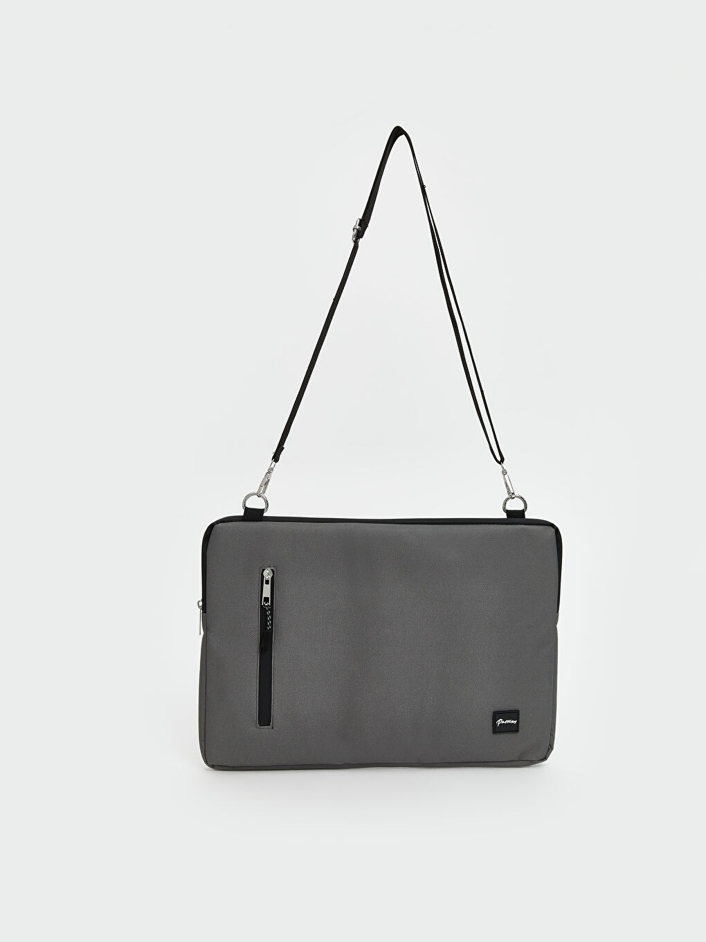 Gri Omuz Askılı Kadın Laptop Çantası