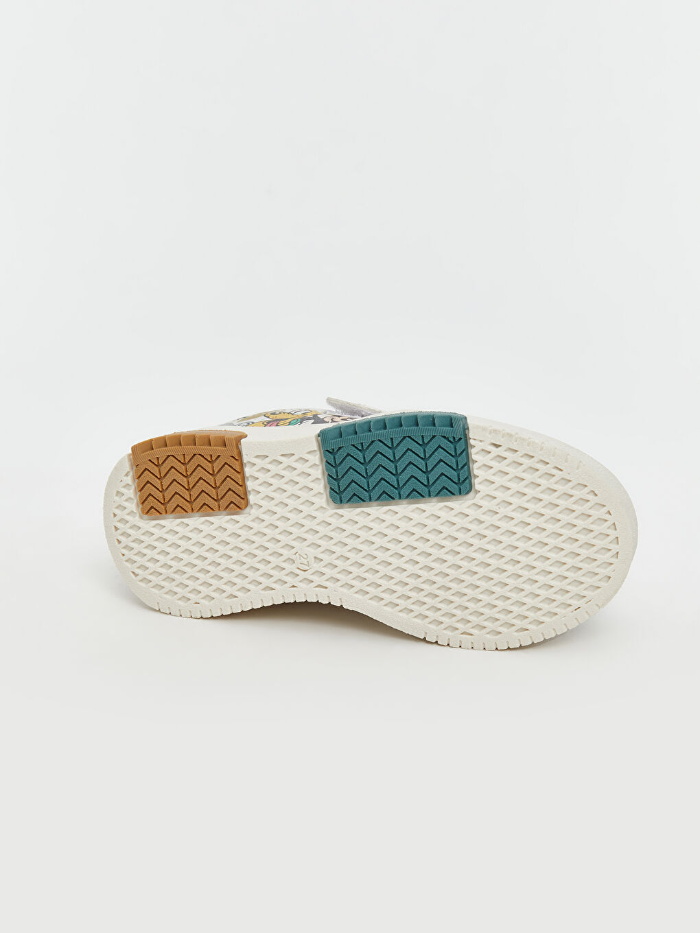 Bej Mickey Mouse Baskılı Erkek Bebek Spor Ayakkabı-3