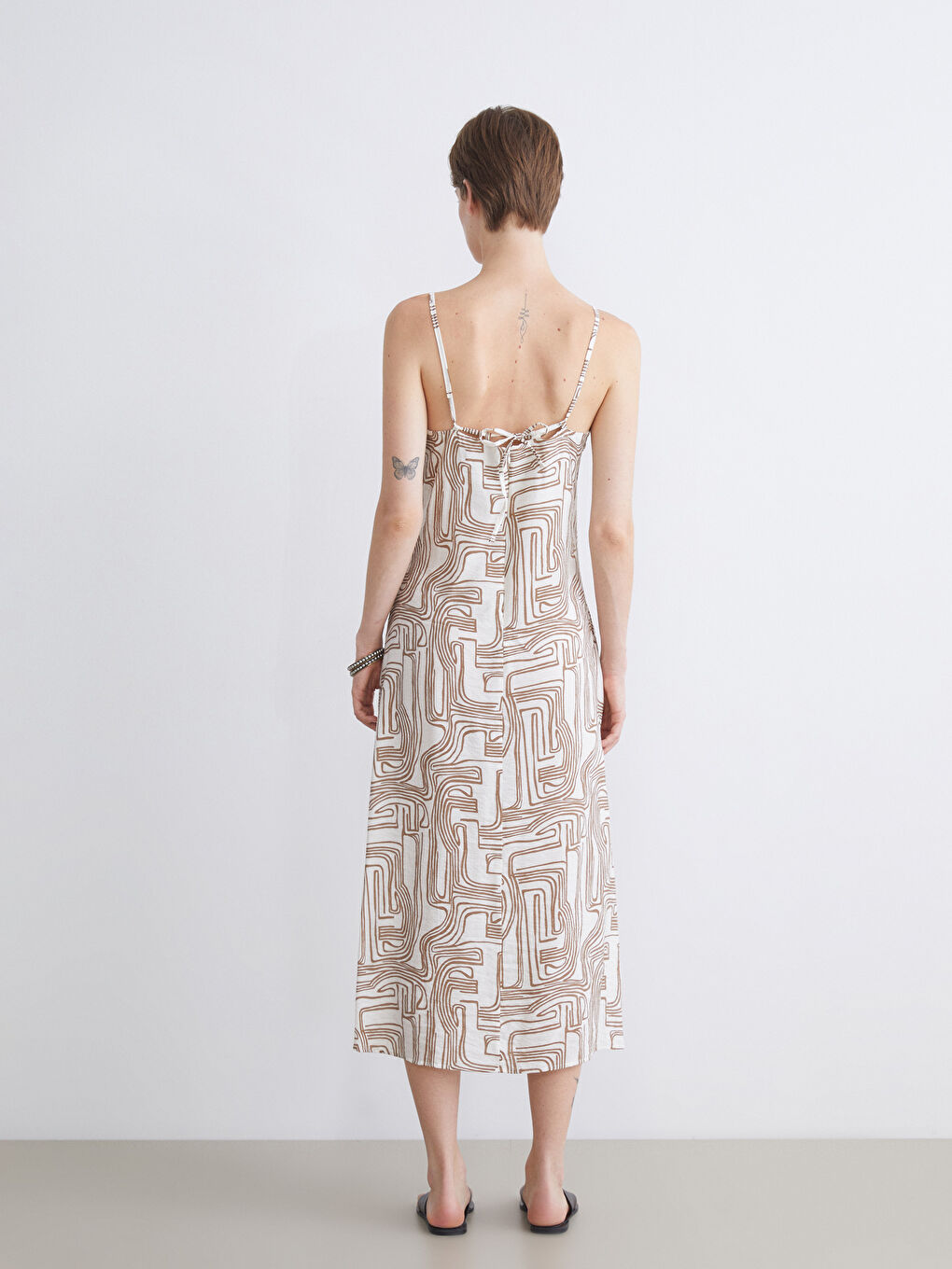 LCWAIKIKI Classic Woman ECRU Dress -S5QC76Z8-LRA