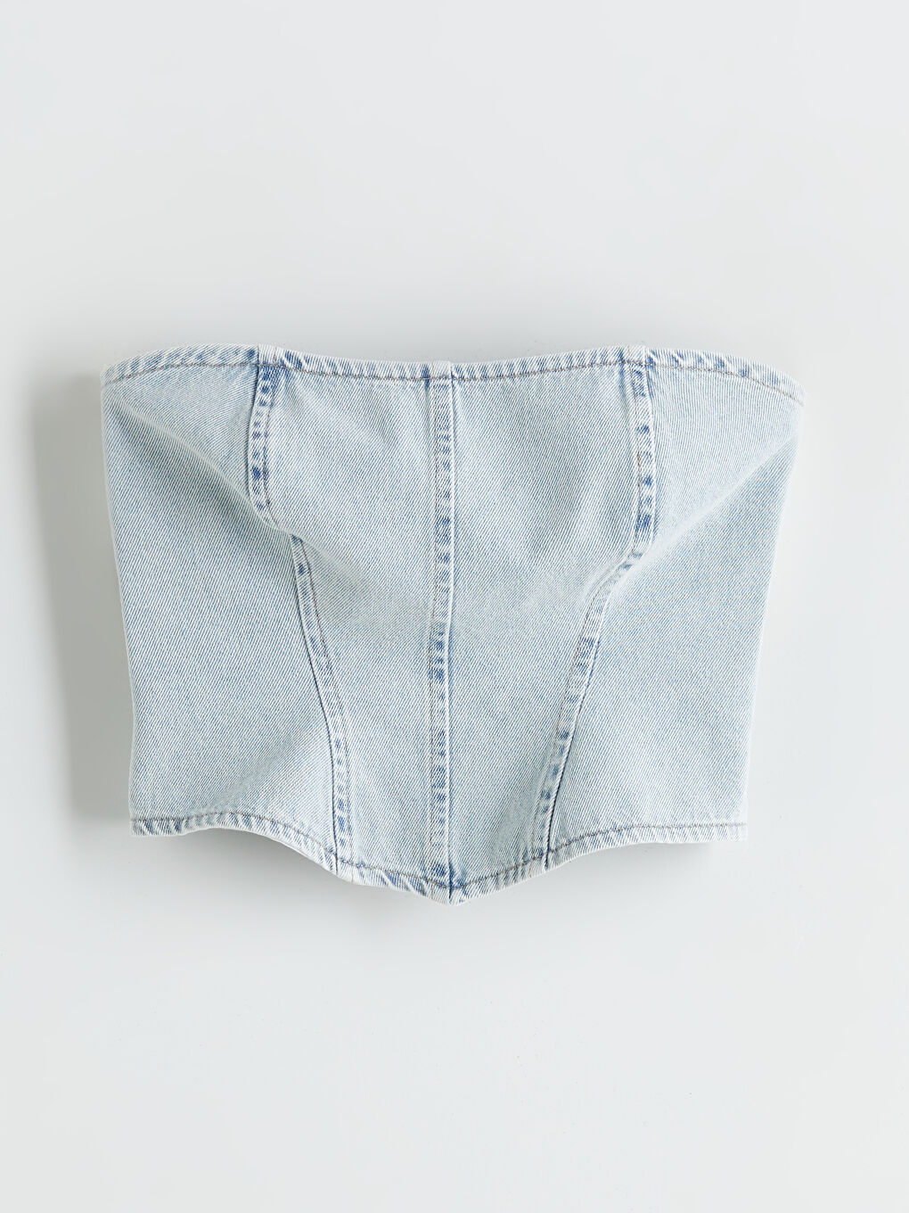 XSIDE Woman BLUE Crop Top -S5QC85Z8-VYD