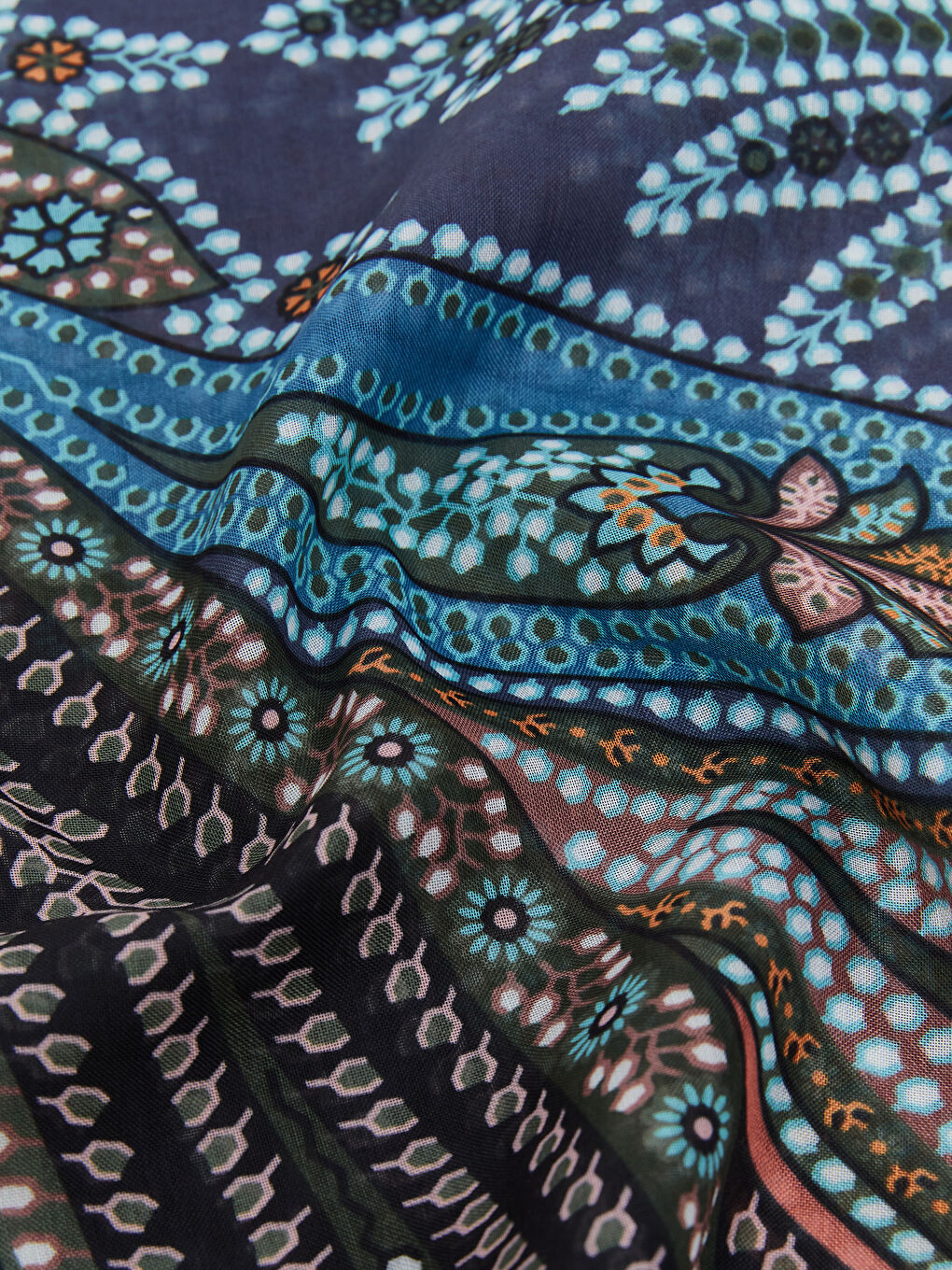 Patterned Women's Shawl -S5QC91Z8-LQY