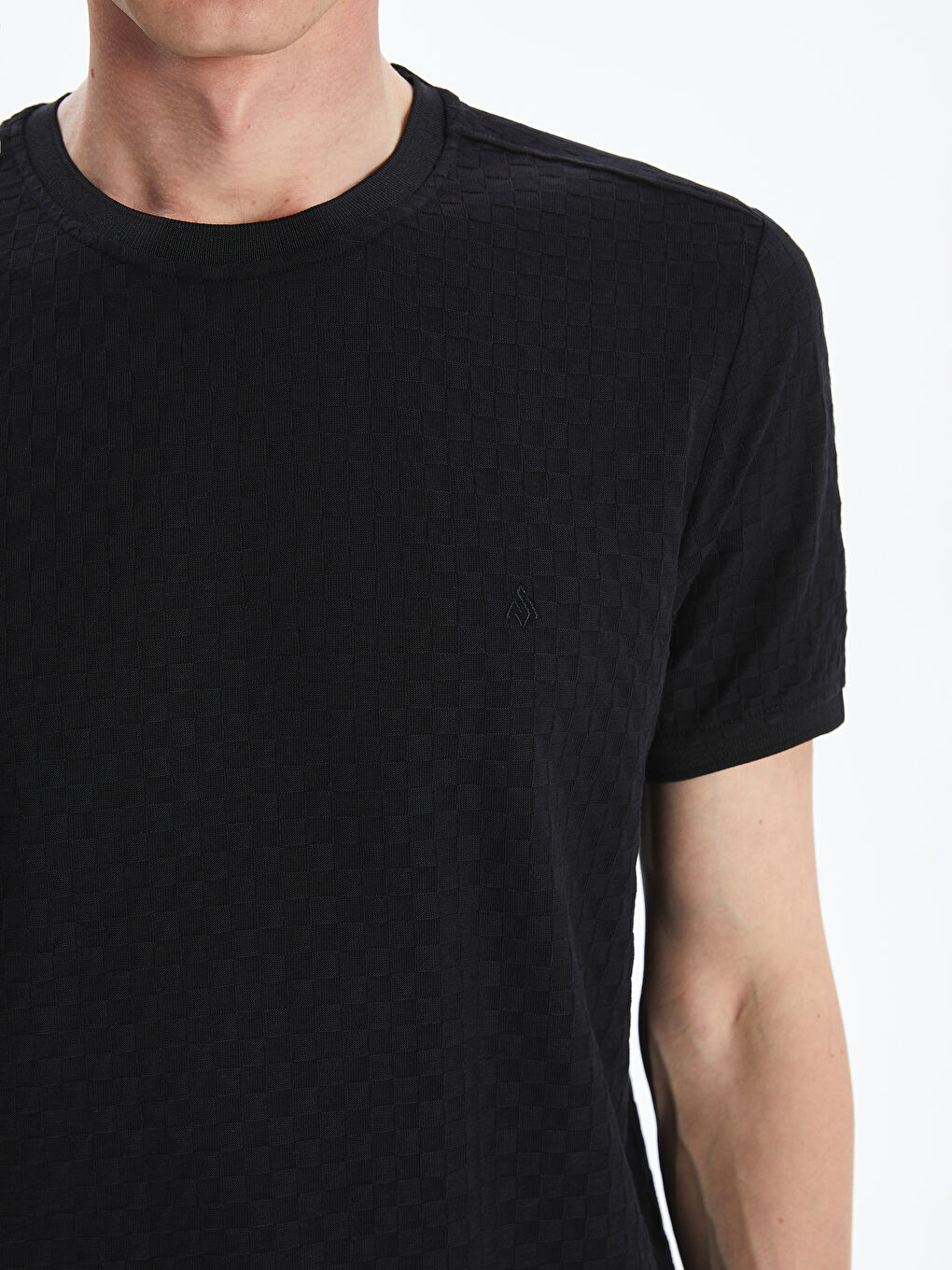 LCWAIKIKI Classic Man BLACK T-Shirt -S5QD05Z8-CVL