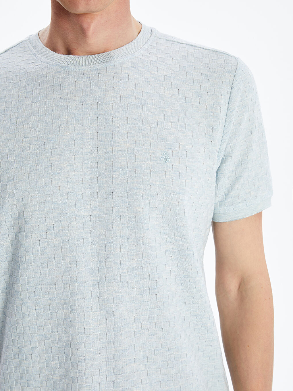 LCWAIKIKI Classic Man BLUE T-Shirt -S5QD05Z8-MHT