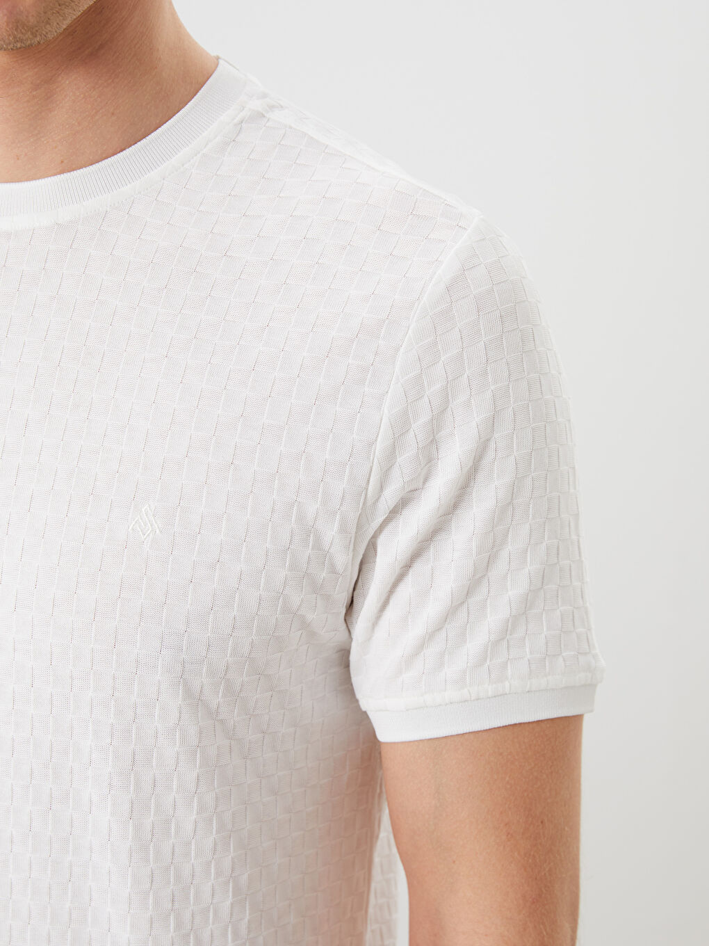 LCWAIKIKI Classic Man ECRU T-Shirt -S5QD05Z8-R9J