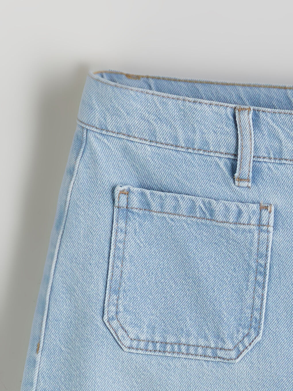Regular Fit Women's Denim Shorts -S5QD19Z8-507