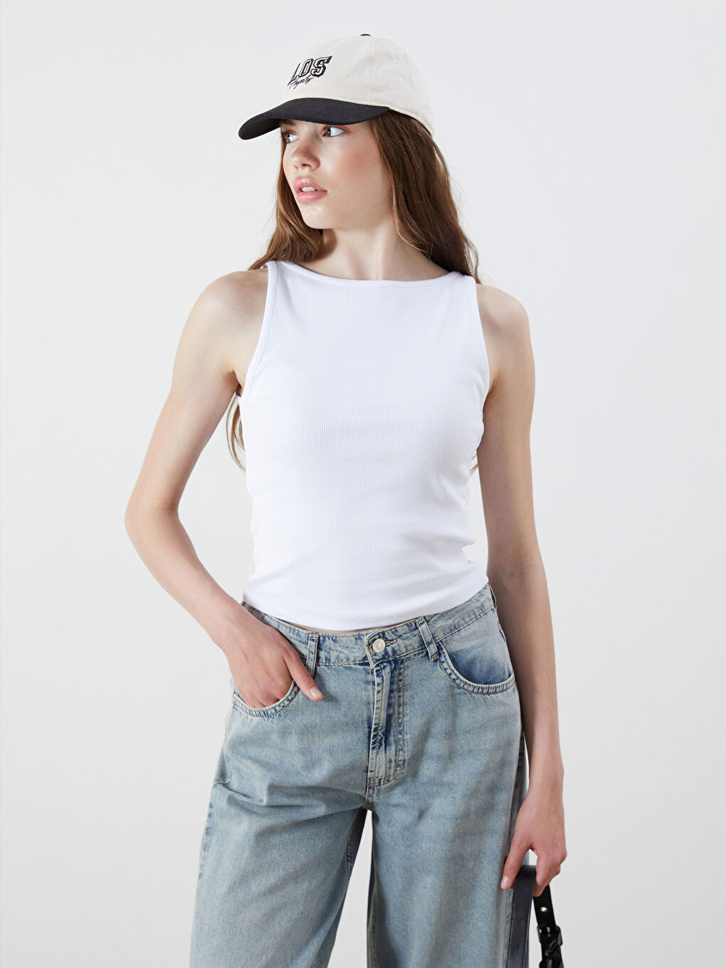 XSIDE Slash Neck Women's Tank Top -S5QD29Z8-Q6K