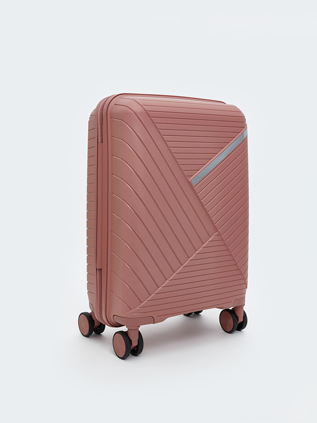 Pembe Kilit Detaylı Küçük Boy Valiz