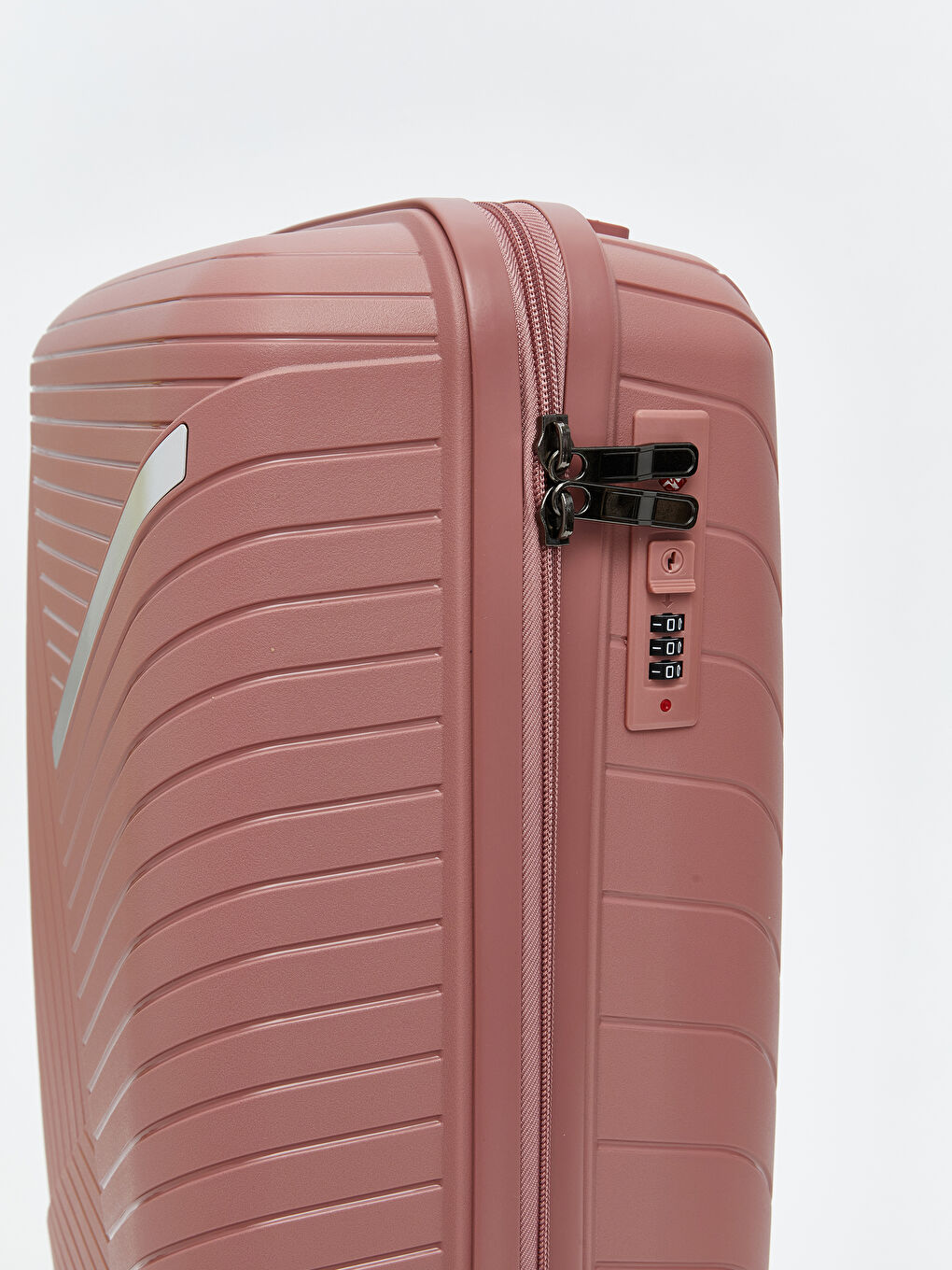 Pembe Kilit Detaylı Küçük Boy Valiz-2