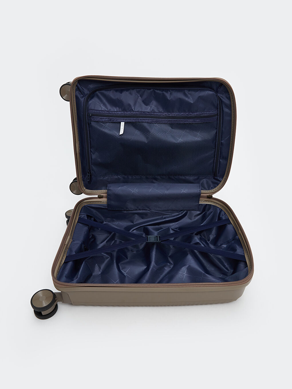 Mor Kilit Detaylı Küçük Boy Valiz-3