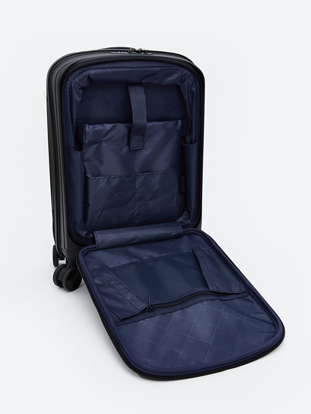 Siyah Kilit Detaylı Küçük Boy Valiz-4