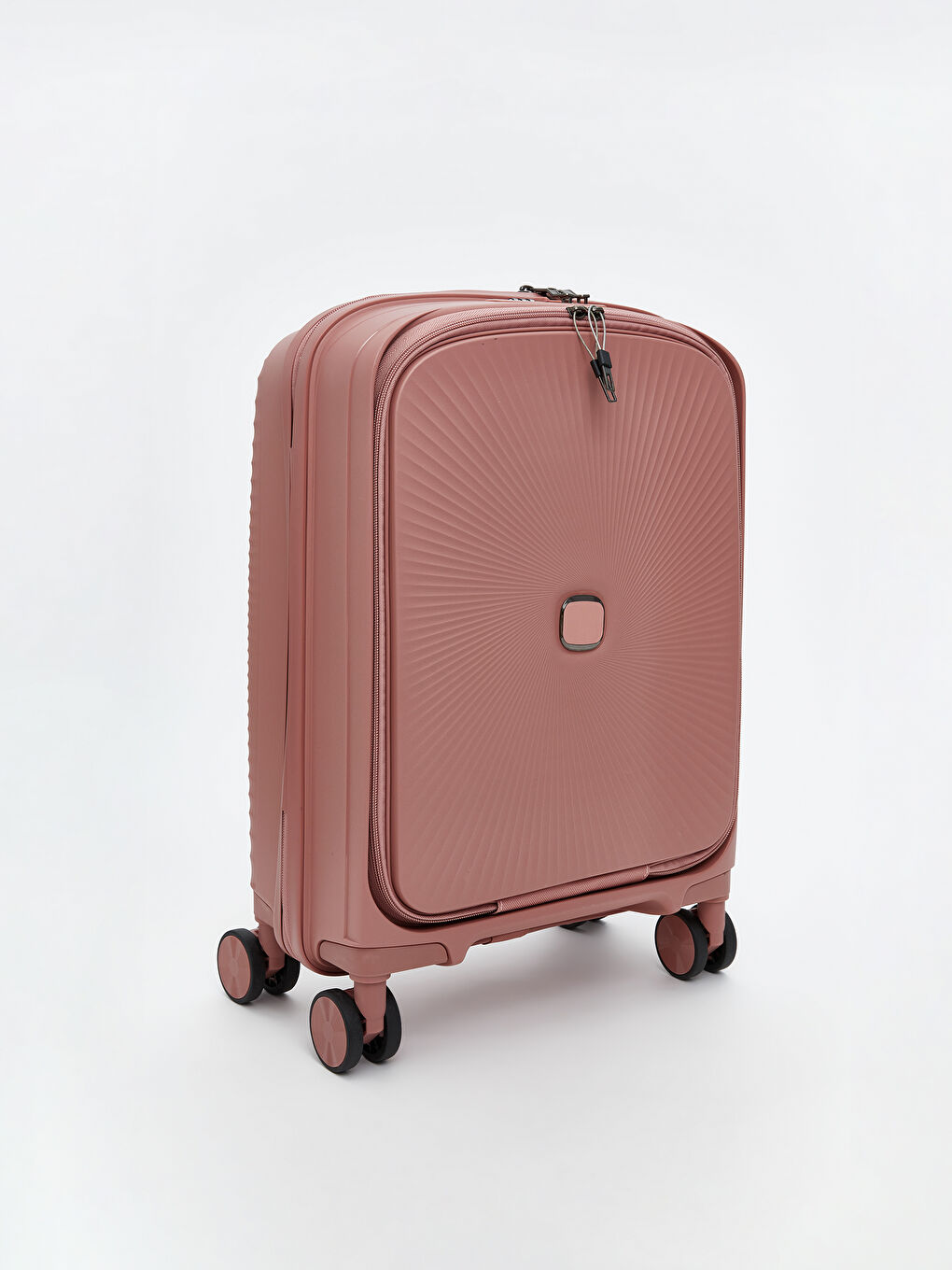 Pembe Kilit Detaylı Küçük Boy Valiz