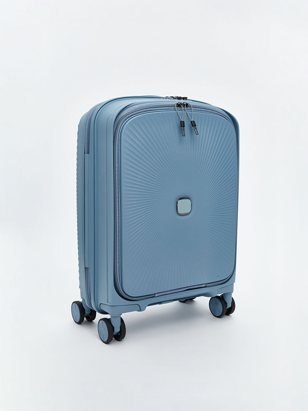 Mavi Kilit Detaylı Küçük Boy Valiz-1