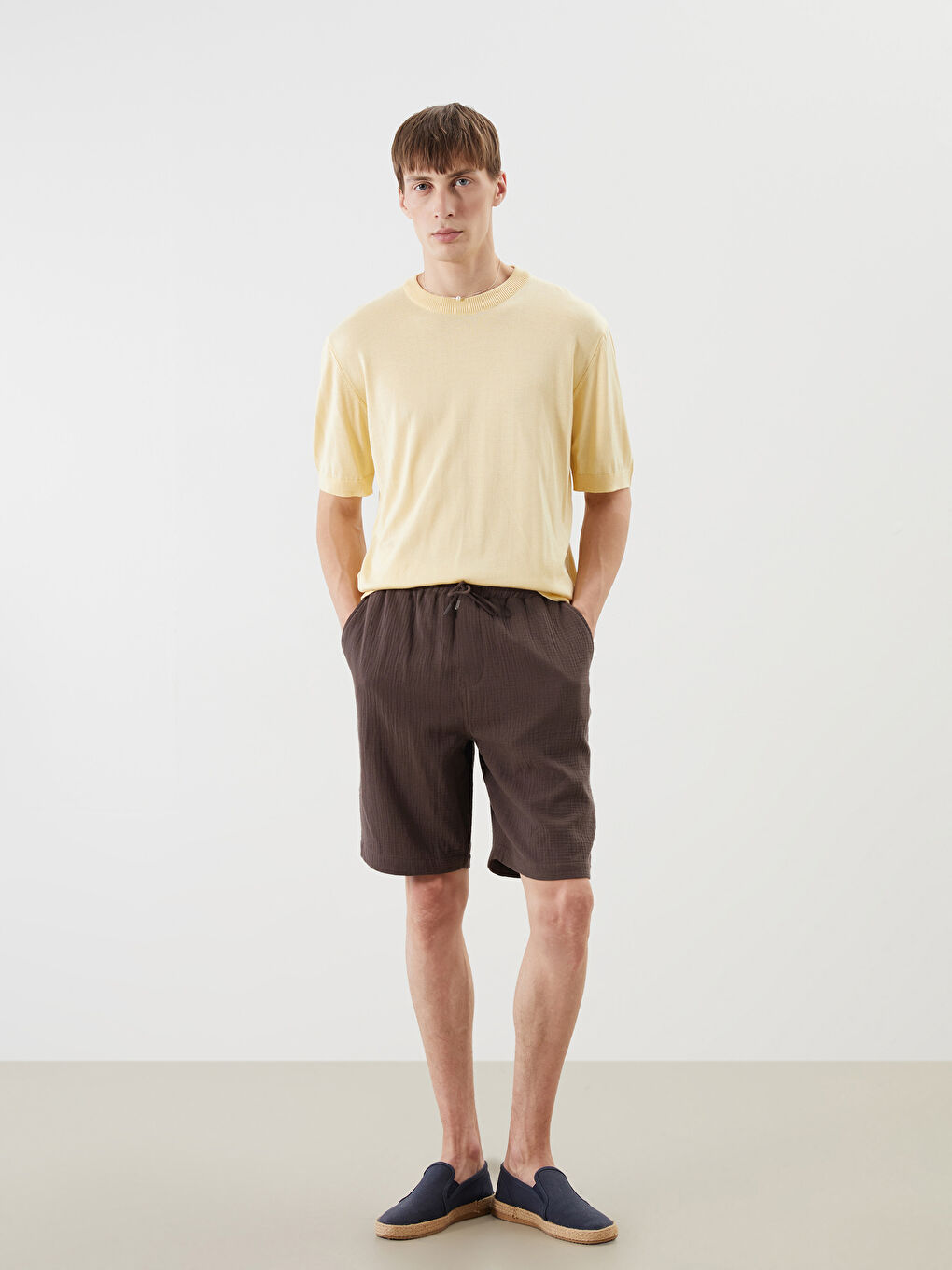 Baggy Fit Men's Muslin Shorts