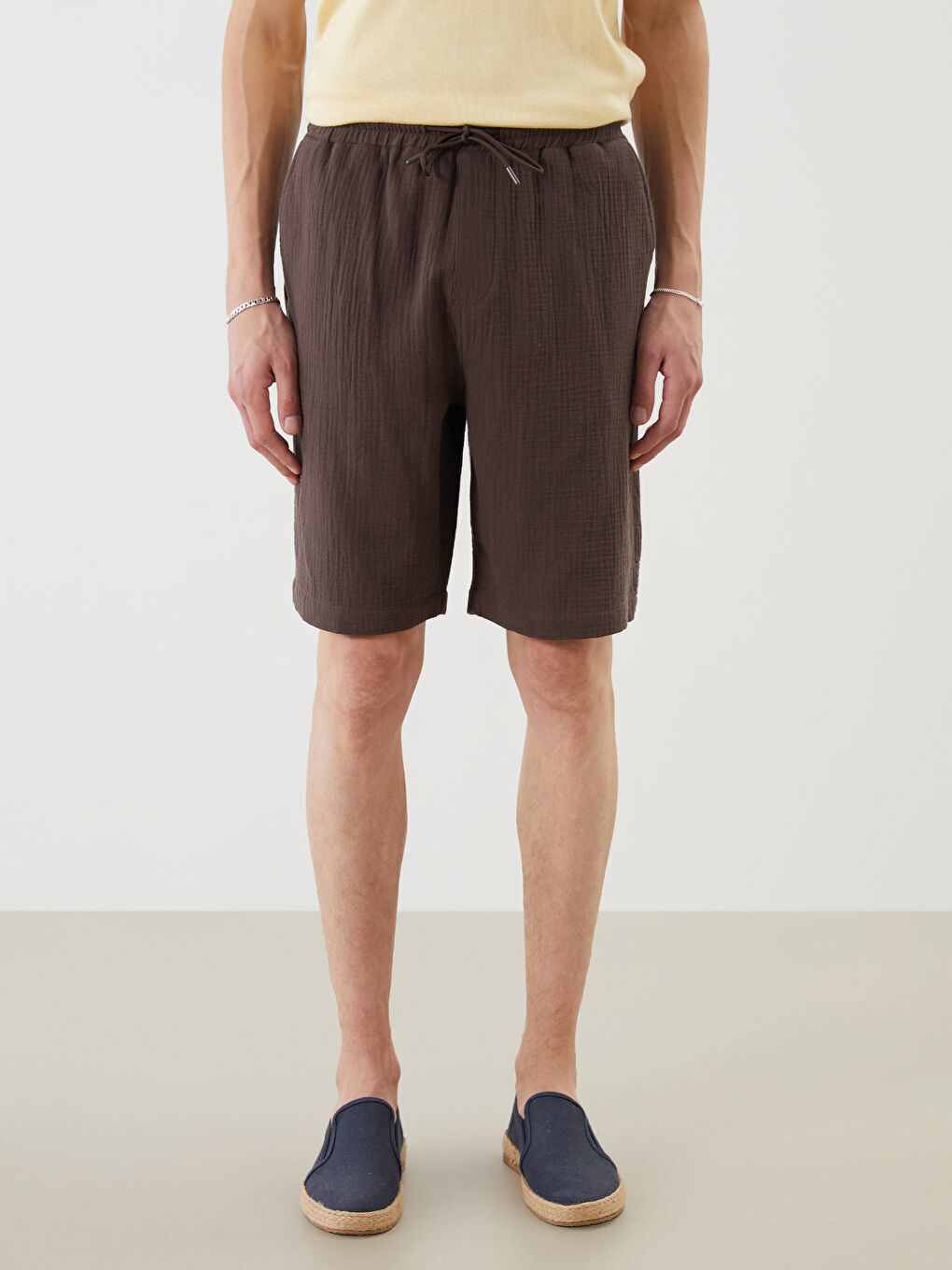Baggy Fit Men's Muslin Shorts-1