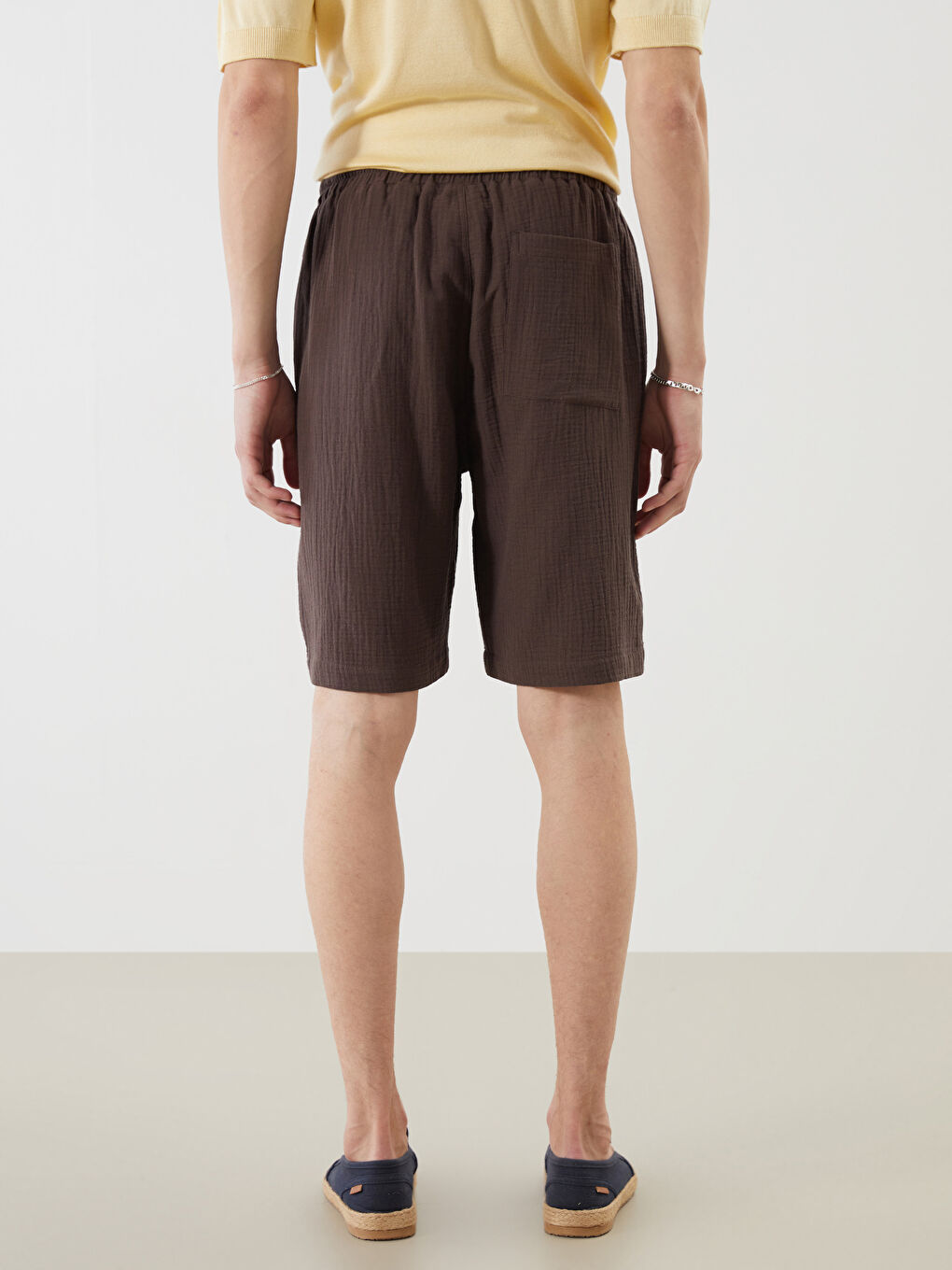 Baggy Fit Men's Muslin Shorts-3