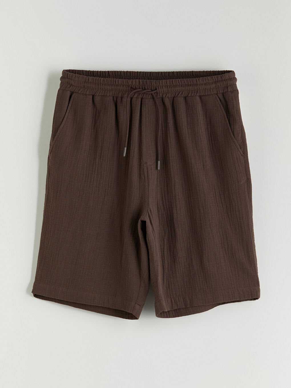 Baggy Fit Men's Muslin Shorts-4