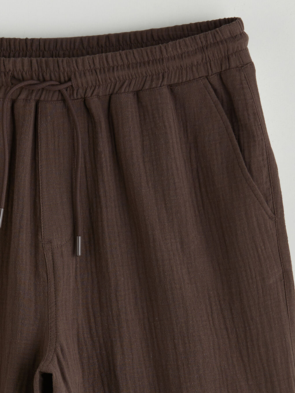 Baggy Fit Men's Muslin Shorts-5