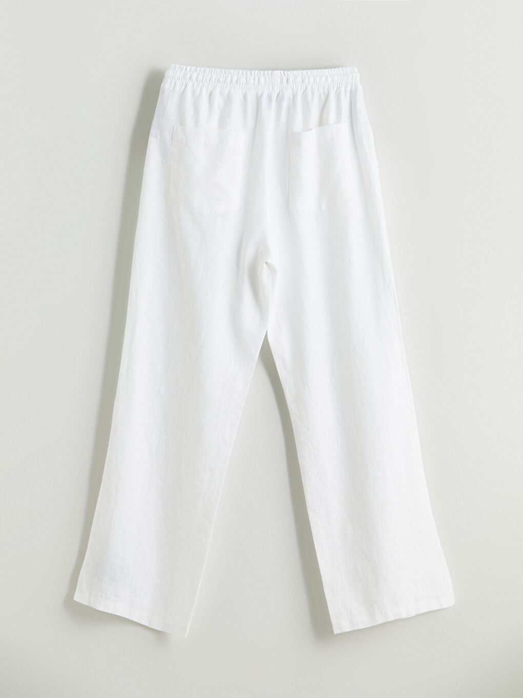 Woman WHITE Trousers -S5QD44Z8-J5E