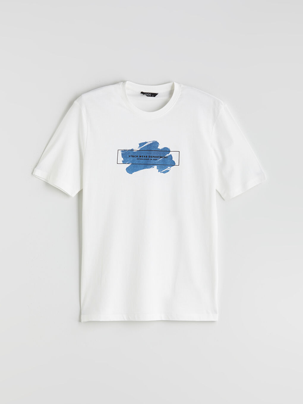 Crew Neck Printed Jersey Men's T-Shirt -S5QD54Z8-R9J