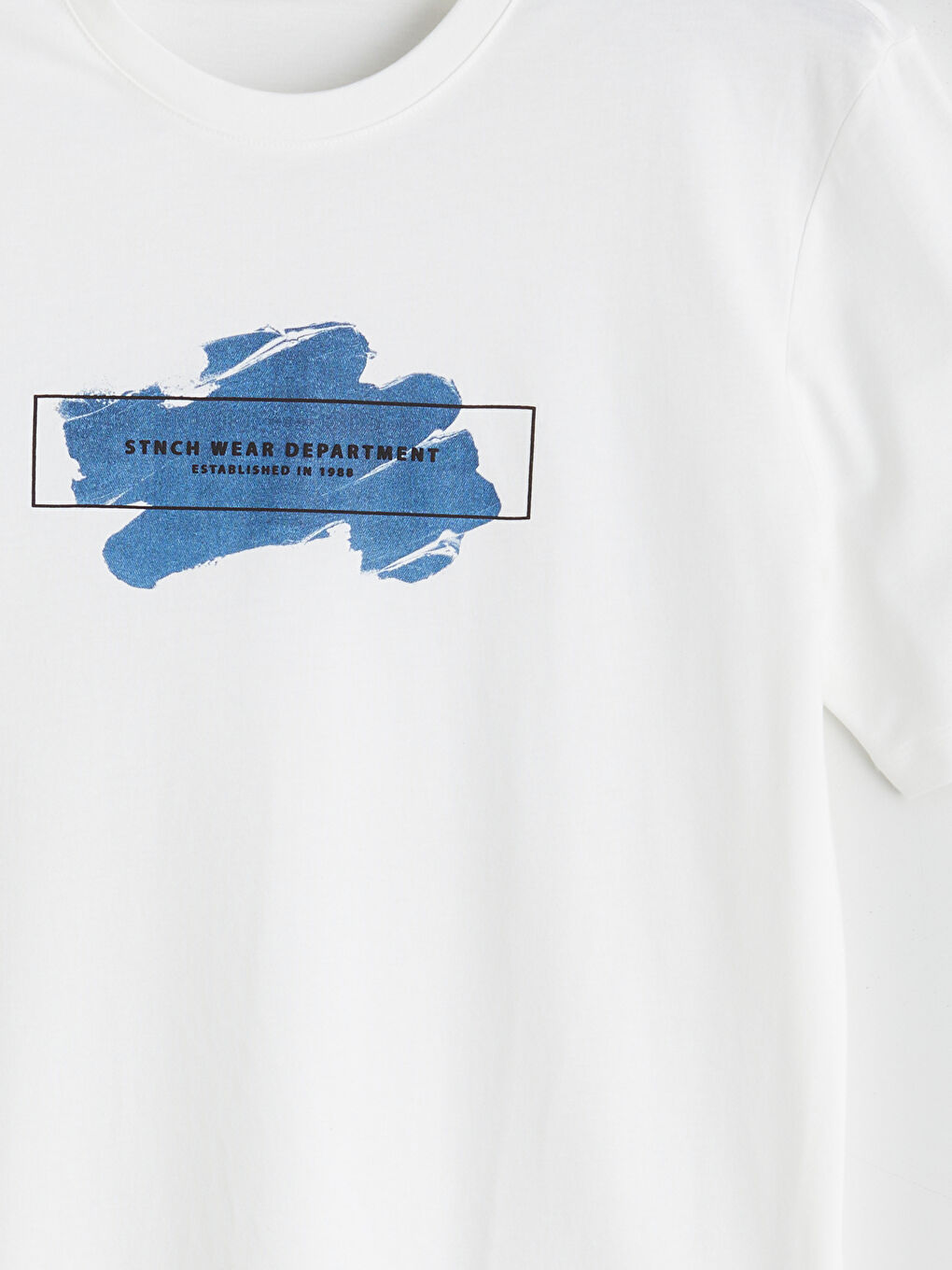 Crew Neck Printed Jersey Men's T-Shirt -S5QD54Z8-R9J