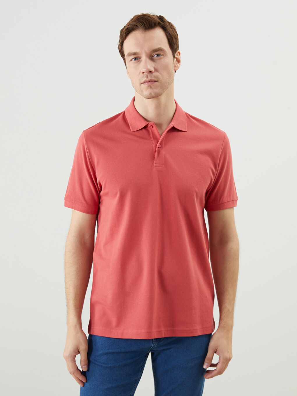 Мужская футболка-поло из пике