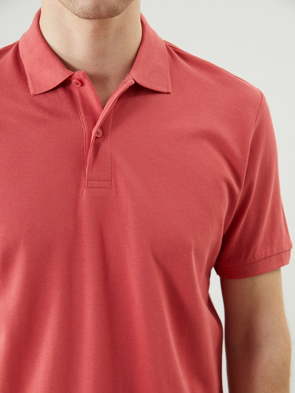 Мужская футболка-поло из пике-5