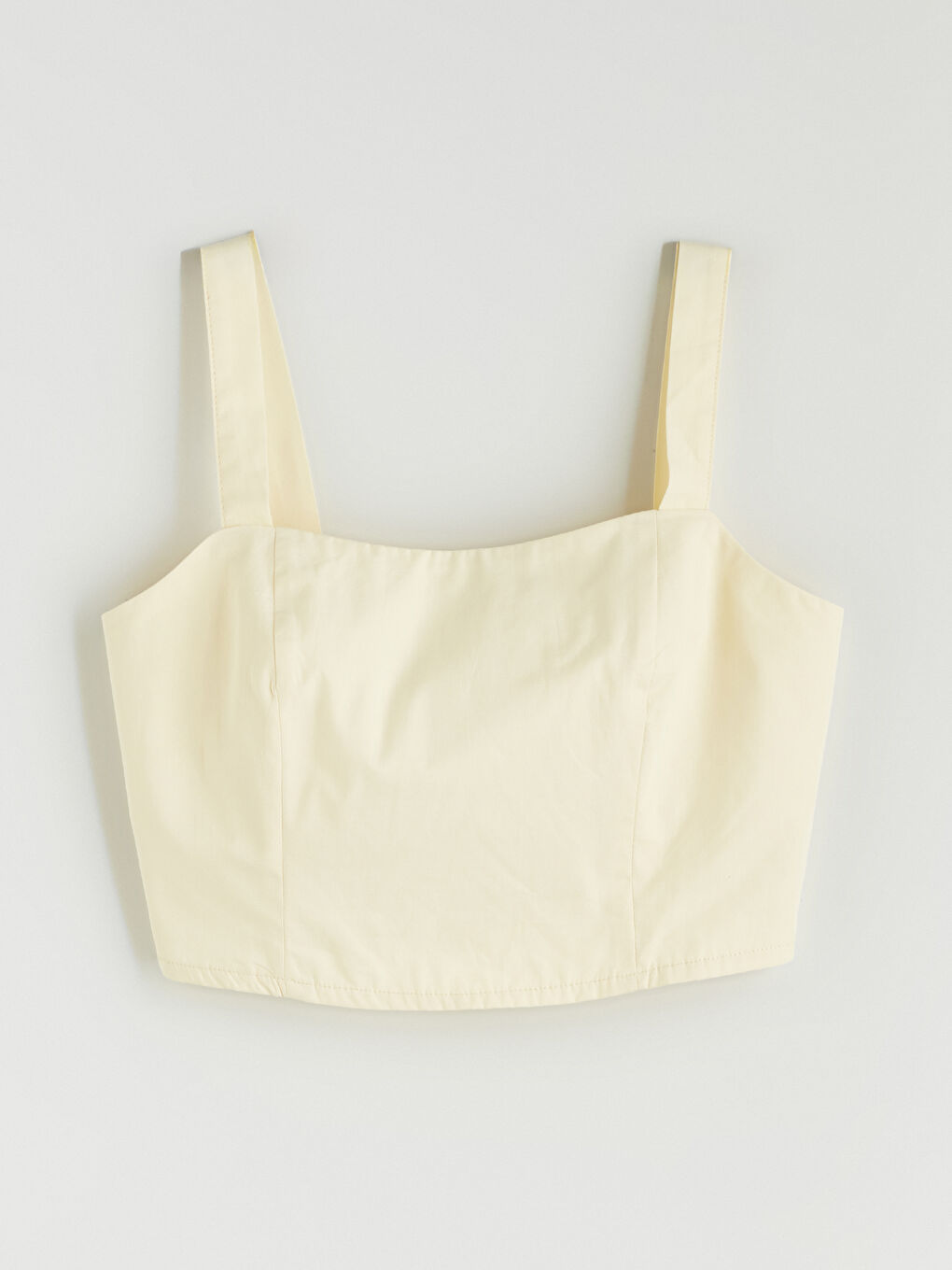 Woman YELLOW Crop Top -S5QD67Z8-CRK
