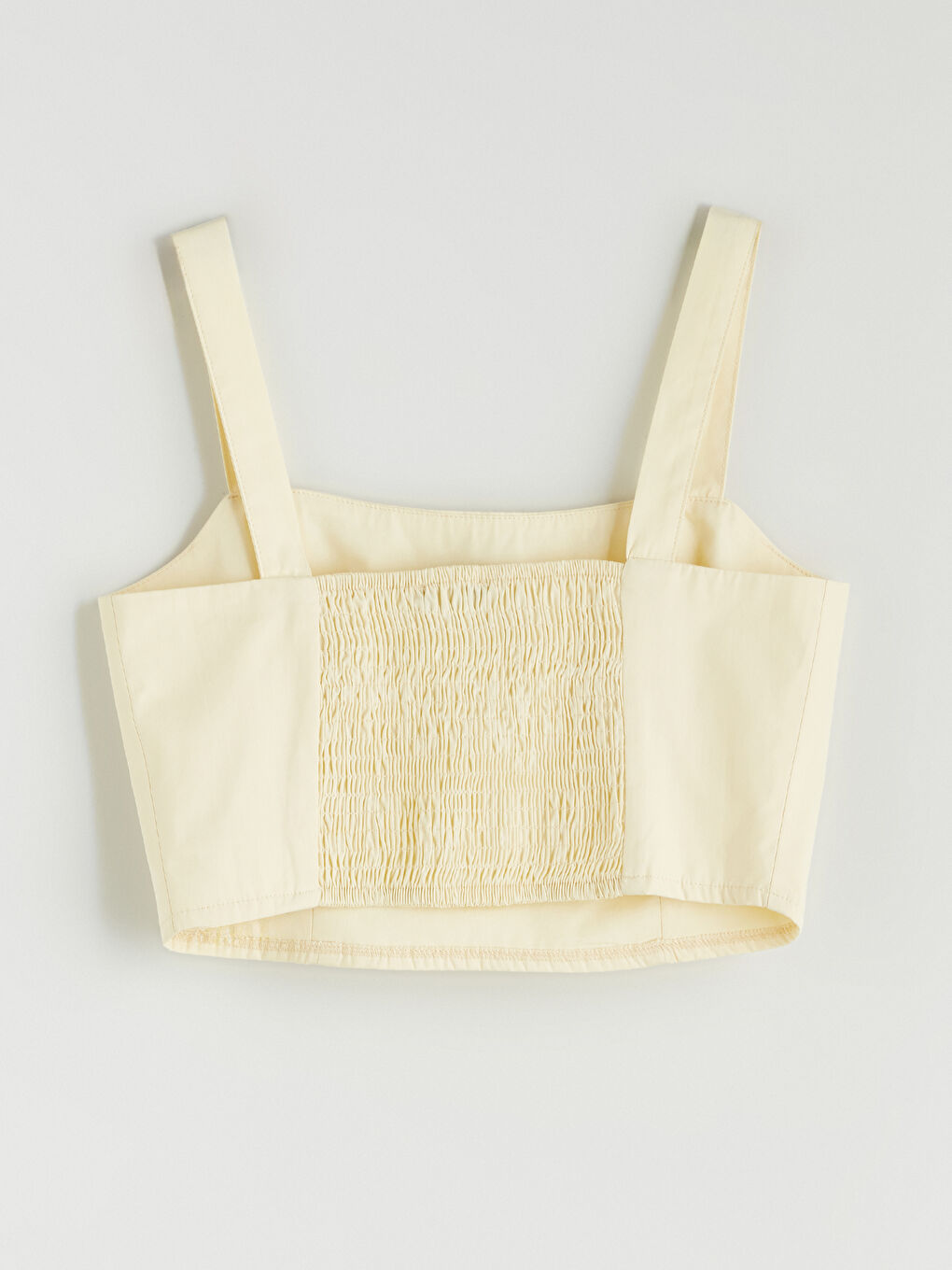Woman YELLOW Crop Top -S5QD67Z8-CRK